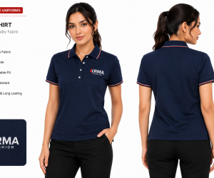 Premium Women’s Corporate Polo Shirt – Custom Uniform Manufacturer | KRMA Fashion 👕