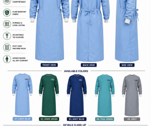 Premium Surgical Gown Manufacturer | Reusable Medical Protection Gowns by KRMA Fashion 🏥🩺