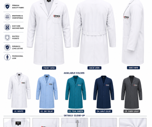 Doctor Lab Coat – Premium Medical Uniform Manufacturer | KRMA Fashion 🩺🥼