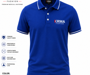 Premium Medical Polo Shirt Manufacturer | Professional Healthcare Uniforms by KRMA Fashion 👕🏥